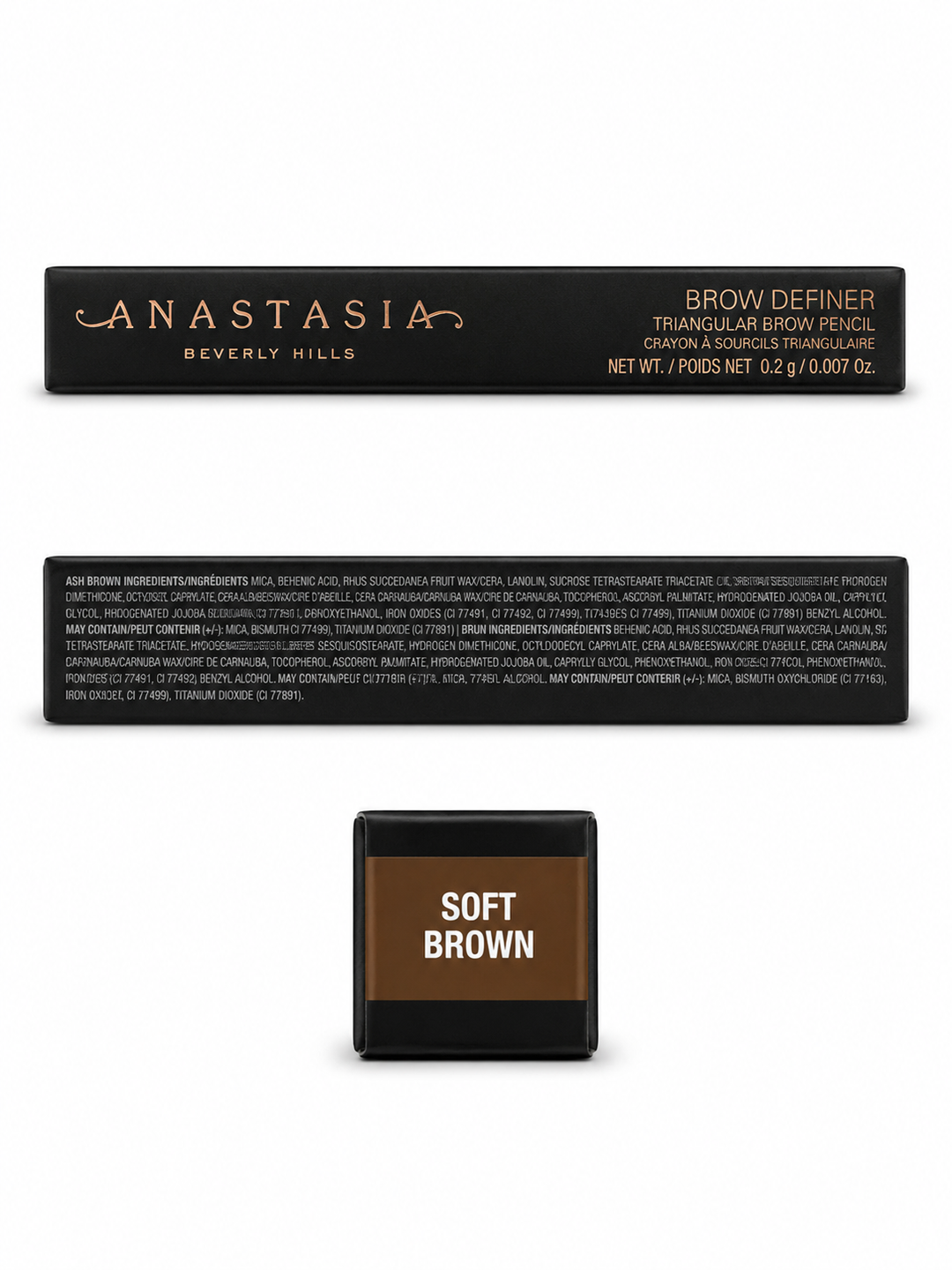 Anastasia Beverly Hills Brow Definer Triangular Brow Pencil – Soft Brown 0.2g