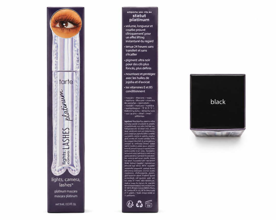 Tarte Lights, Camera, Lashes Mascara – Black Volumizing 0.31 oz