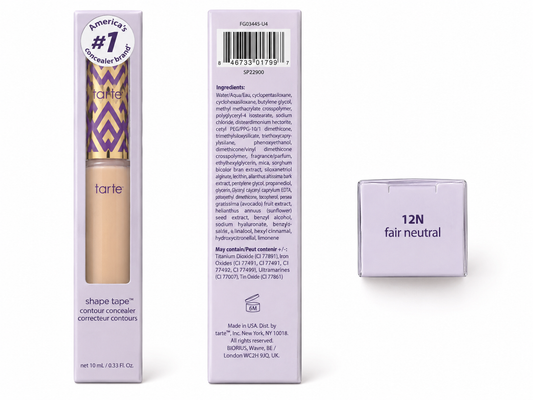 Tarte Shape Tape Concealer 12N Fair Neutral 10ml / 0.338oz