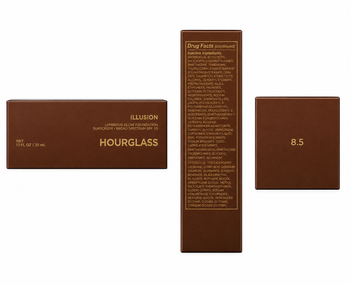 Hourglass Illusion Luminous Glow Foundation SPF 30 – shade 8.5 1.1 oz
