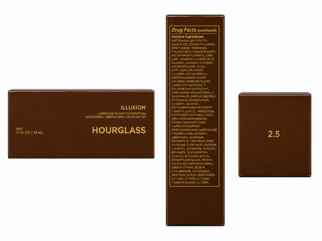 Hourglass Illusion Luminous Glow Foundation SPF 30 – Shade 2.5 1.1 oz