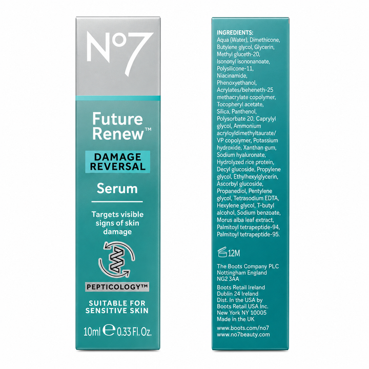 No7 Future Renew Damage Reversal Serum 0.33fl oz