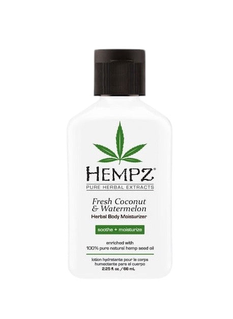 Hempz Fresh Coconut & Watermelon Herbal Moisturizer -2.25 oz.