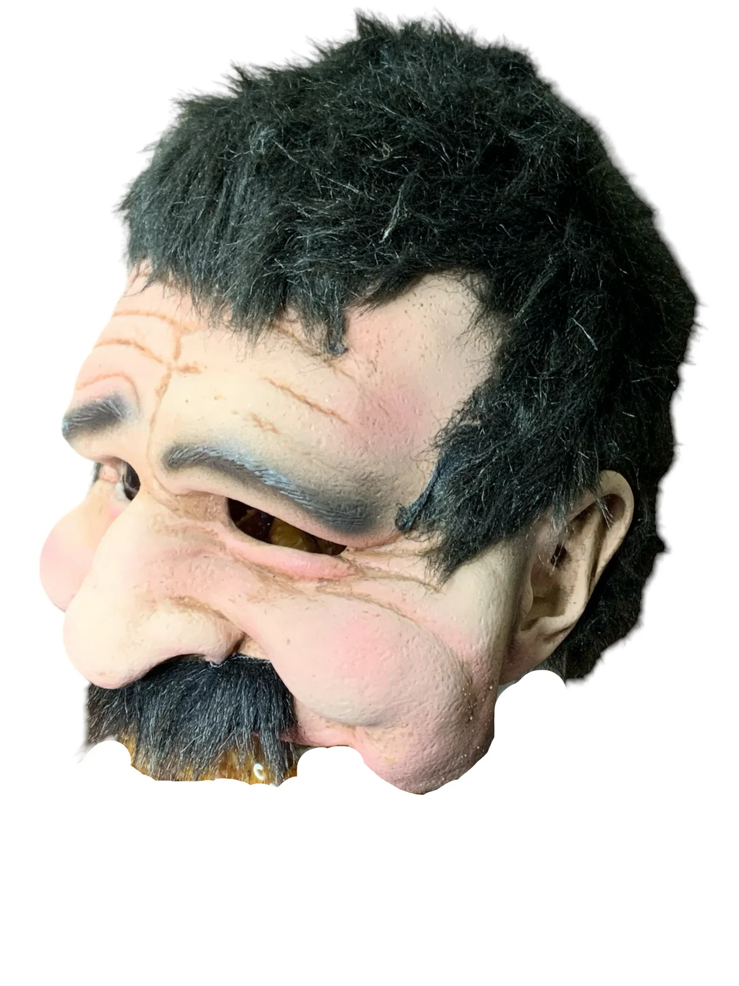 Zagone Studios Uncle Bobby Goofy Latex Halloween Adult Costume Mask (One Size) - Exotic Pro