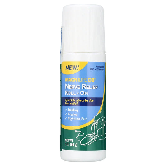 MagniLife DB Nerve Relief Roll-On, Fast-Acting Nerve Pain Comfort, 3 oz - Exotic Pro