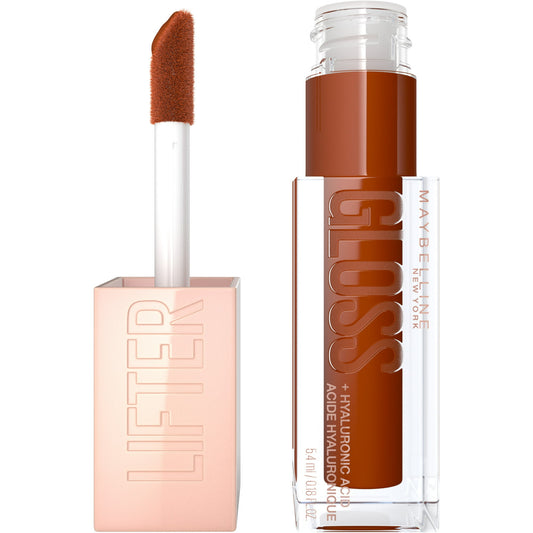 Maybelline Lifter Gloss Lip Gloss with Hyaluronic Acid – Caramel 0.18oz