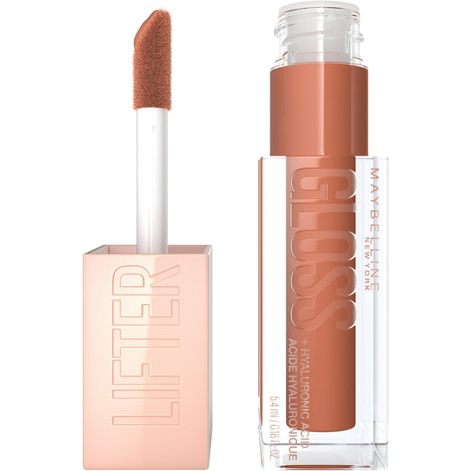 Maybelline Lifter Gloss Lip Gloss with Hyaluronic Acid – Toffee 0.18oz