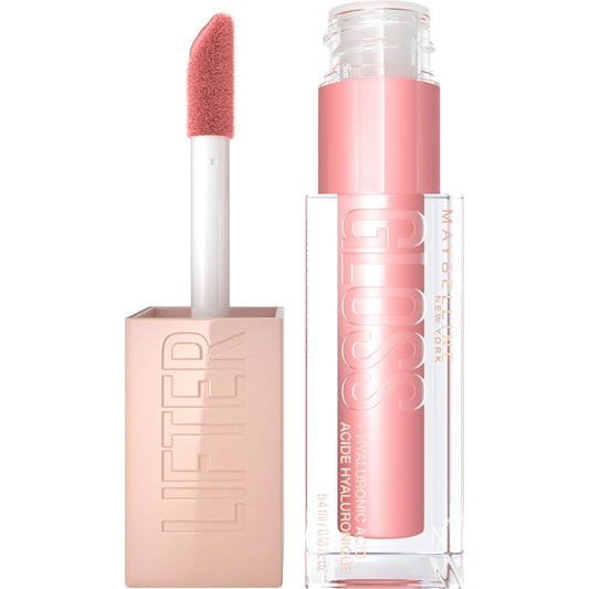 Maybelline Lifter Gloss Lip Gloss with Hyaluronic Acid – Reef 0.18oz