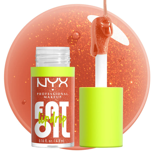 NYX Fat Oil Lip Drip Gloss – Follow Back, Hydrating High-Shine Gloss