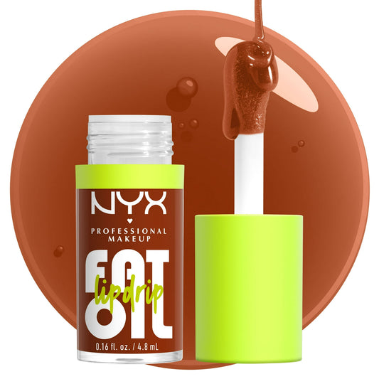 NYX Fat Oil Lip Drip Gloss – Scrollin, Hydrating High-Shine Gloss