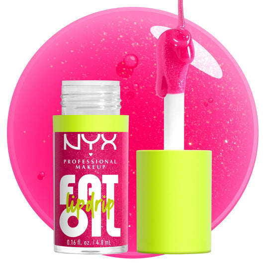 NYX Fat Oil Lip Drip Gloss – Supermodel, Hydrating High-Shine Lip Gloss