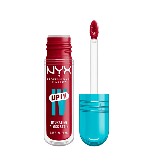 NYX Lip IV Hydrating Gloss Serum - Redy Set Wet | Glossy Red Hydration