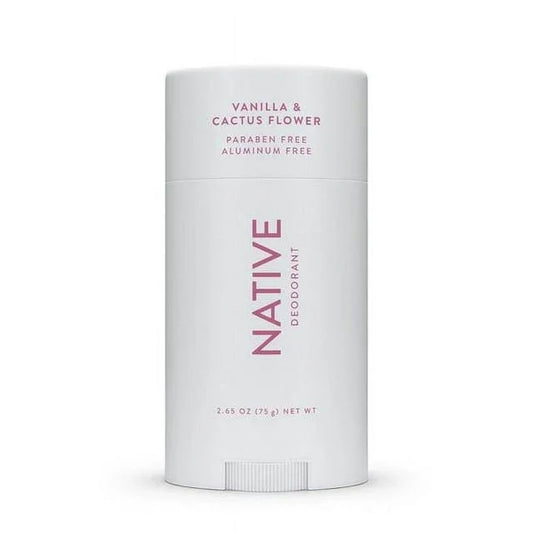 Native Deodorant Stick Vanilla & Cactus Flower, Aluminum-Free, 2.65 oz - Exotic Pro