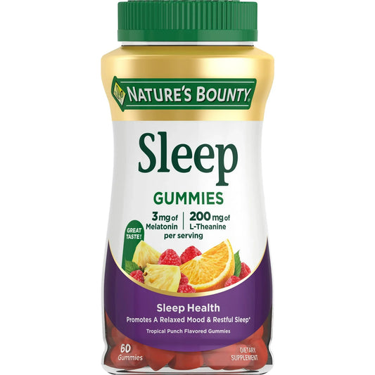 Nature’s Bounty Melatonin Sleep Support Gummies - Tropical Punch, 60 Ct - Exotic Pro