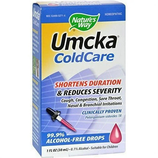 Umcka ColdCare Alcohol-Free – Fast Cold Relief Liquid by Nature's Way, 1 oz - Exotic Pro