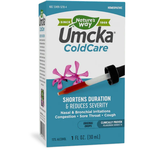 Nature’s Way Umcka ColdCare – Fast Cold Relief Drops, Alcohol-Free, 1 oz - Exotic Pro