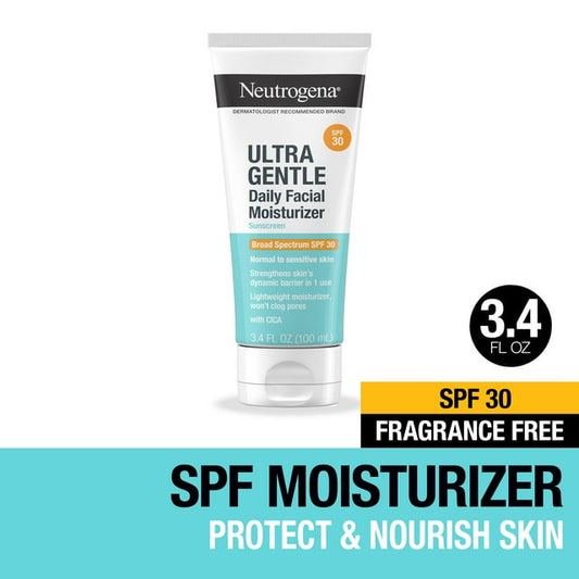 Neutrogena Ultra Gentle Daily Moisturizer SPF 30 – 3.4 fl oz