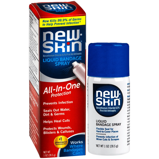 New-Skin Liquid Spray Bandage Antiseptic Protection - 1 oz - Exotic Pro