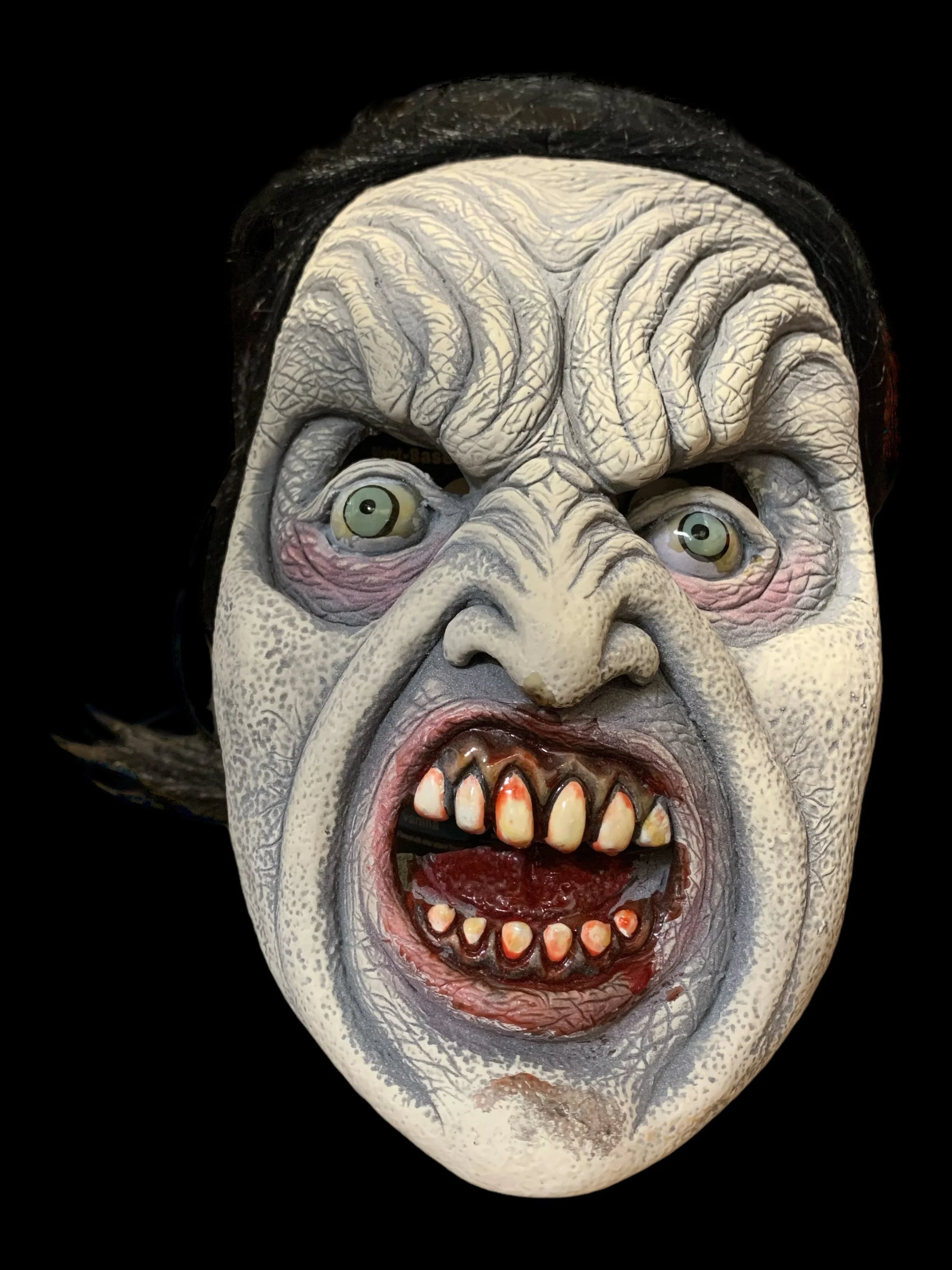 Zagone Studios Psyched Mask – Humanoid Vampire Alien Halloween Mask with Eerie Detail - Exotic Pro