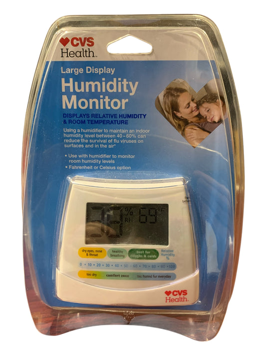 CVS Health Humidity Monitor – Indoor Humidity and Temperature Display