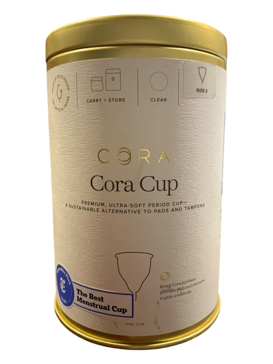 Cora Cup Premium Ultra-Soft Period Cup – Sustainable Alternative to Pads & Tampons