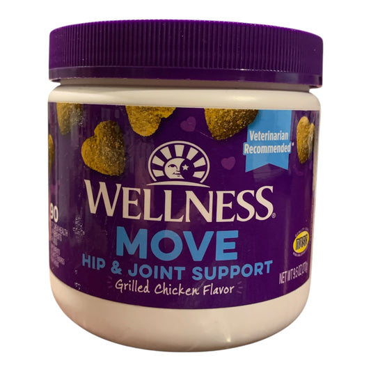 Wellness Move Hip & Joint Support Chews, Grilled Chicken Flavor, 90ct, 9.5oz