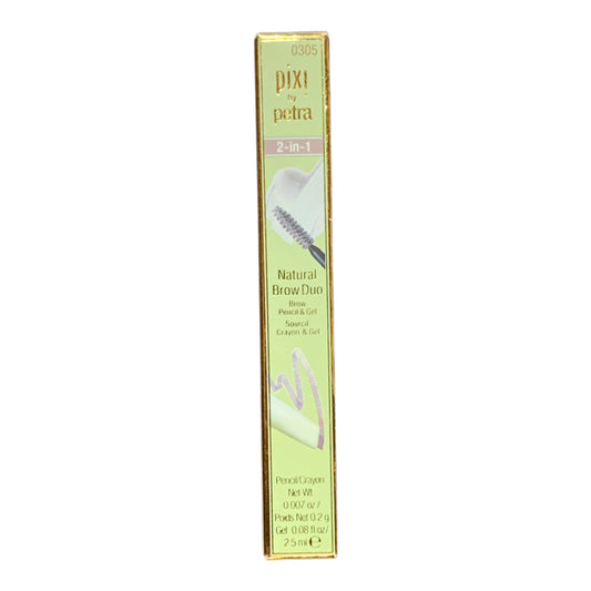 Pixi by Petra 2-in-1 Natural Brow Duo Pencil & Gel - Natural Brown