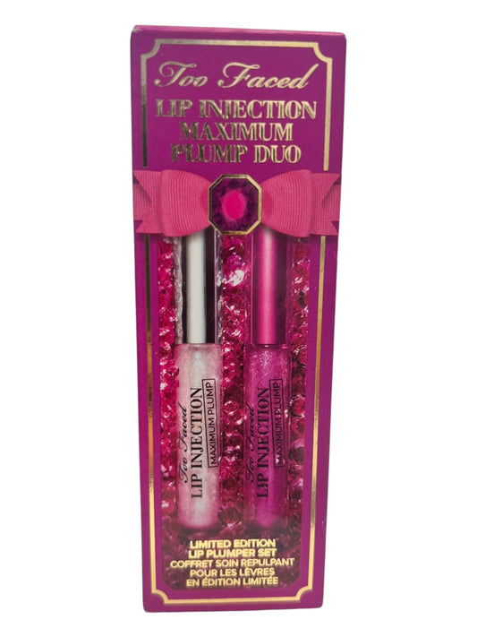 Too Faced Lip Injection Max Plump Duo Amethyst Crystal | Limited Edition Set