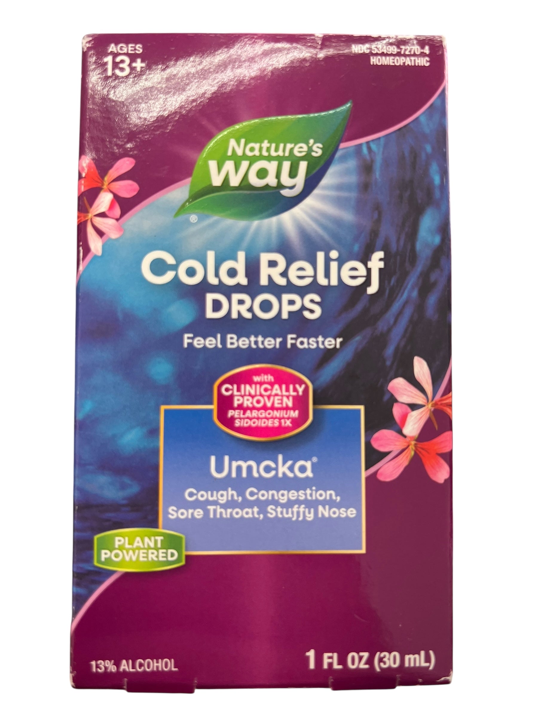Nature’s Way Umcka ColdCare – Fast Cold Relief Drops, Alcohol-Free, 1 oz - Exotic Pro