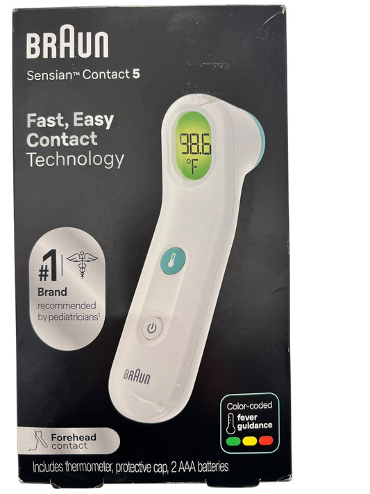 Braun Sensian Contact 5 Forehead Thermometer – Gentle Digital Accuracy