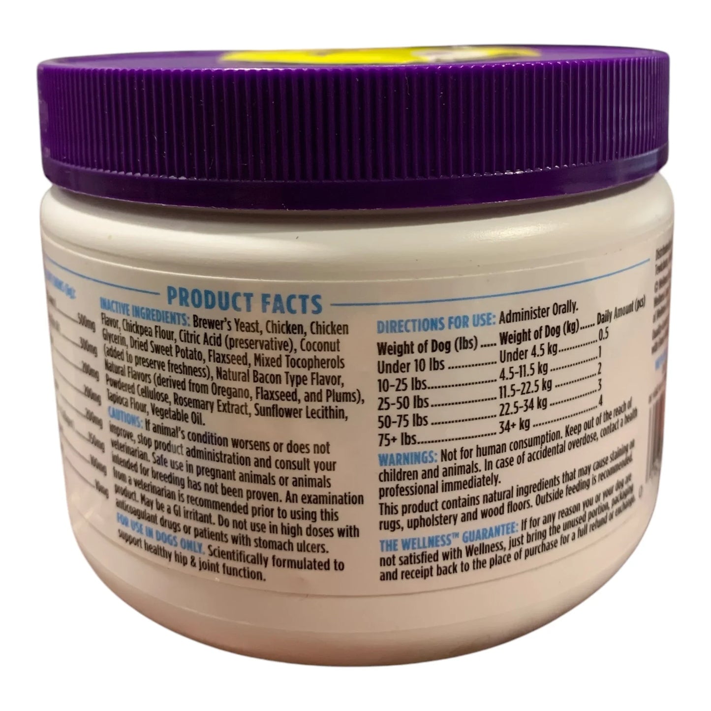Wellness Move Hip & Joint Support Chews, Grilled Chicken Flavor, 45ct, 4.8oz - Exotic Pro
