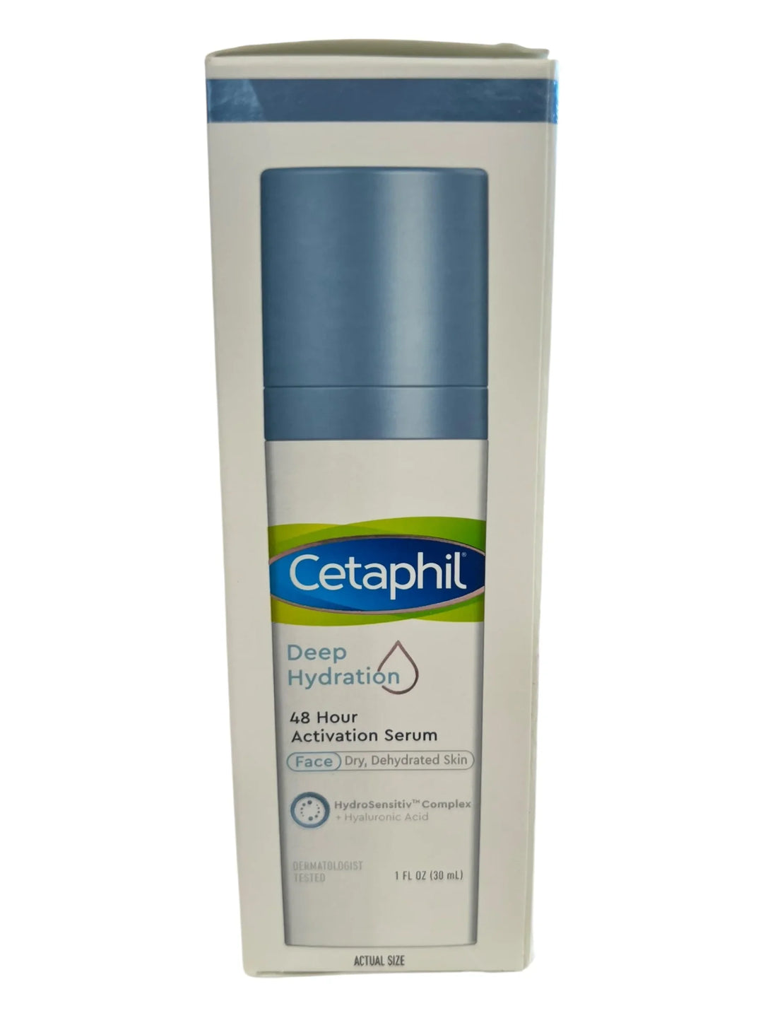 CETAPHIL Deep Hydration 48 Hour Activation Serum | 1 fl oz | 48 Hour Dry Skin Face Moisturizer for Sensitive Skin | With Hyaluronic Acid, Vitamin E &amp; Vitamin B5 | Dermatologist Recommended - Exotic Pro
