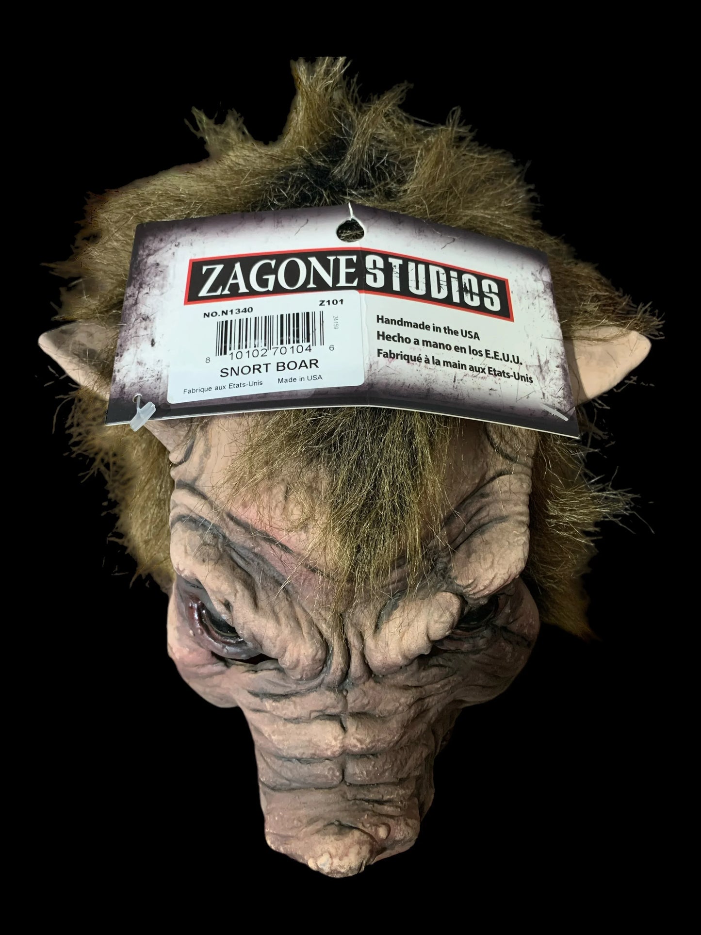 Zagone Studios Snort Boar Mask – Swine Monster with Moving Mouth - Exotic Pro