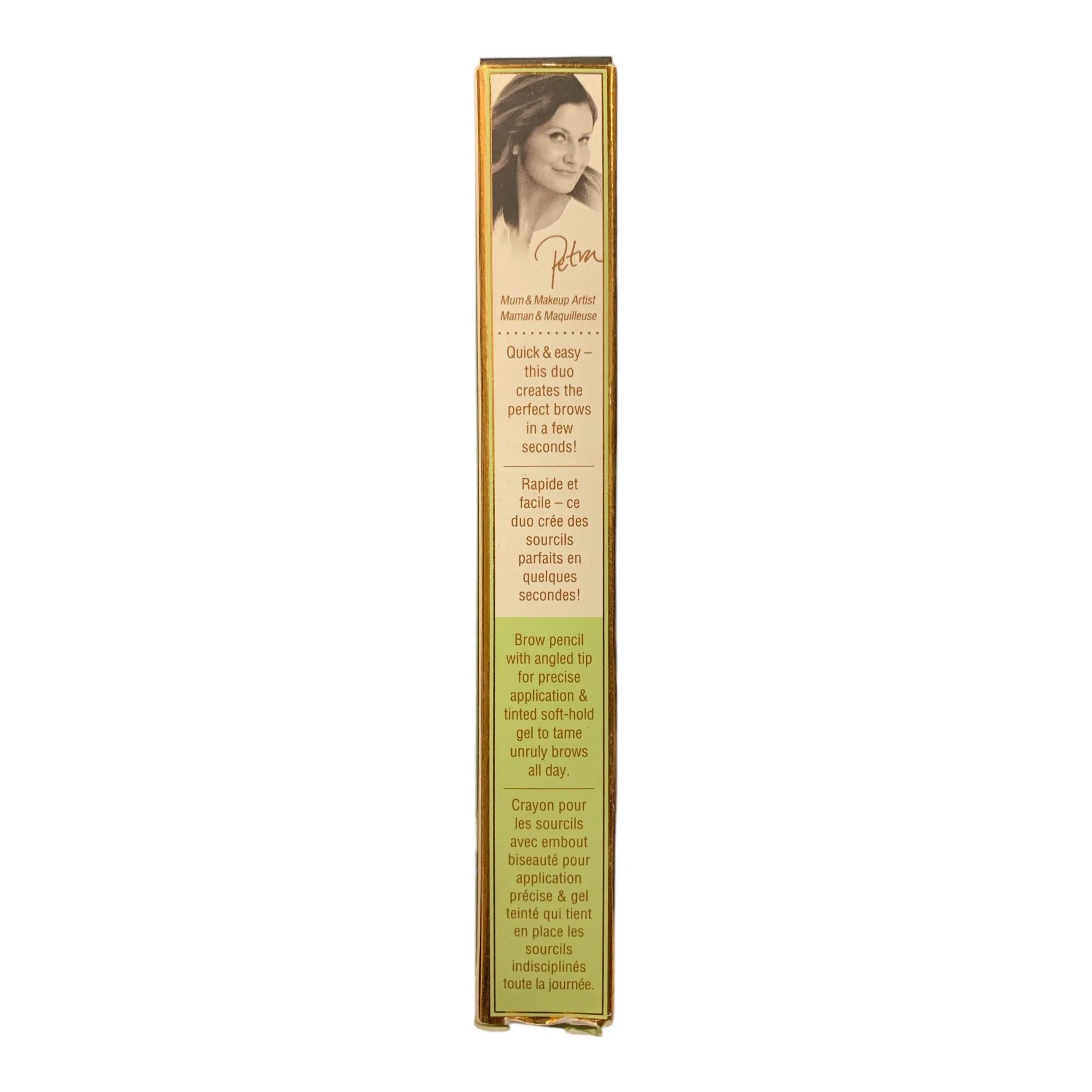 Pixi by Petra Natural Brow Duo 2-in-1 - Soft Black, 0.007 oz - Exotic Pro