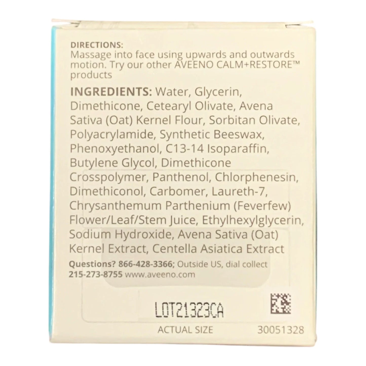 Aveeno Calm + Restore Oat Gel Moisturizer for Sensitive Skin, 0.5 oz - Exotic Pro