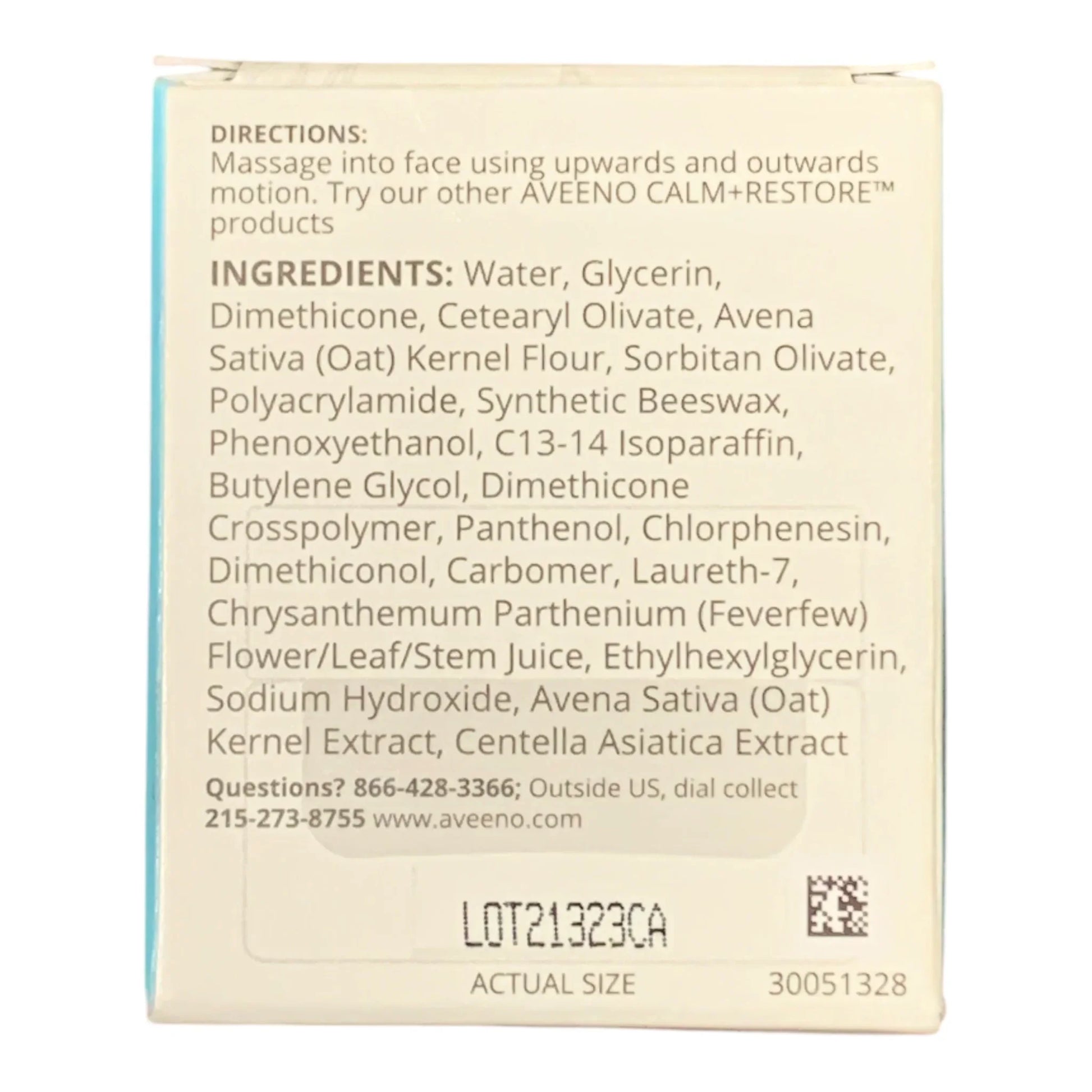 Aveeno Calm + Restore Oat Gel Moisturizer for Sensitive Skin, 0.5 oz - Exotic Pro
