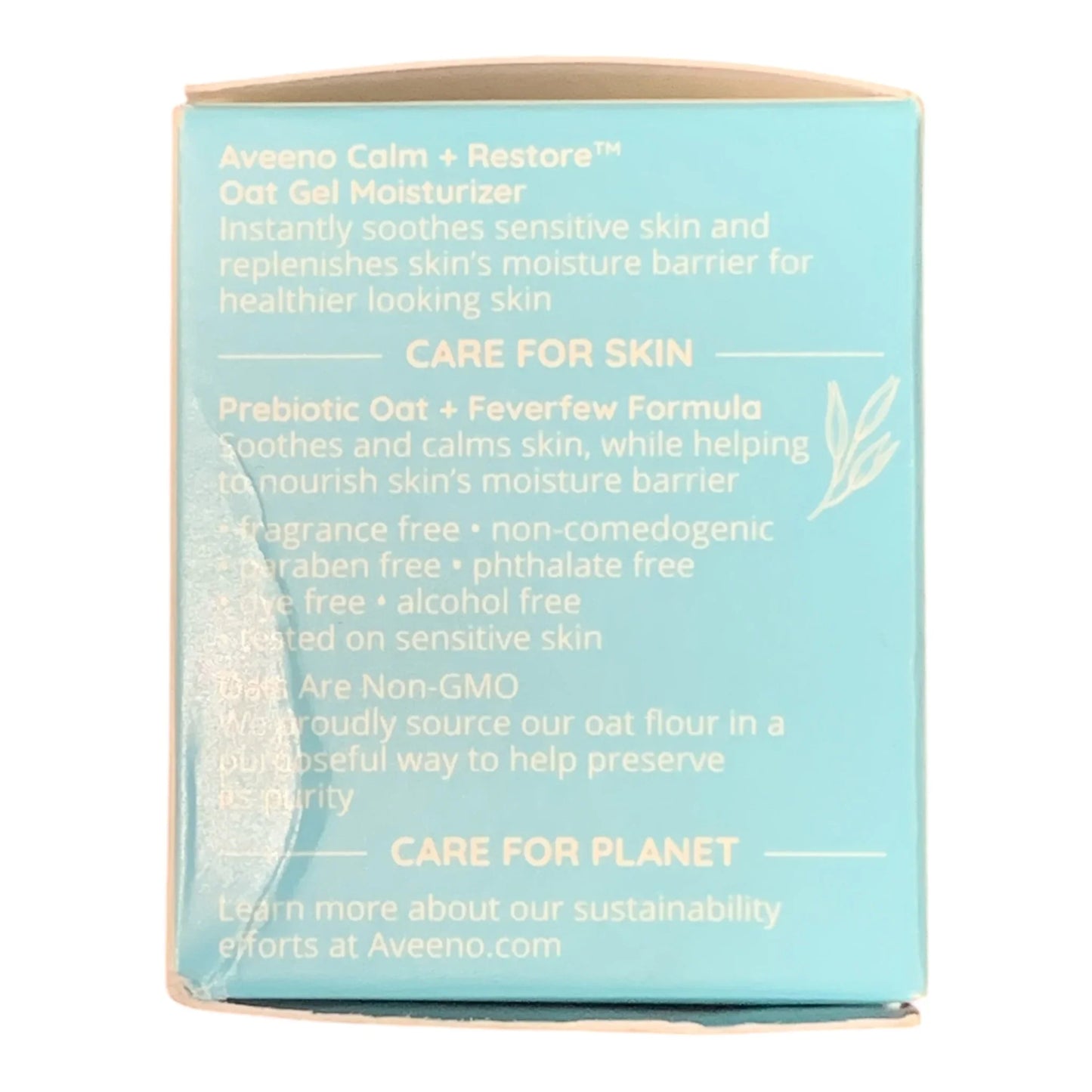 Aveeno Calm + Restore Oat Gel Moisturizer for Sensitive Skin, 0.5 oz - Exotic Pro