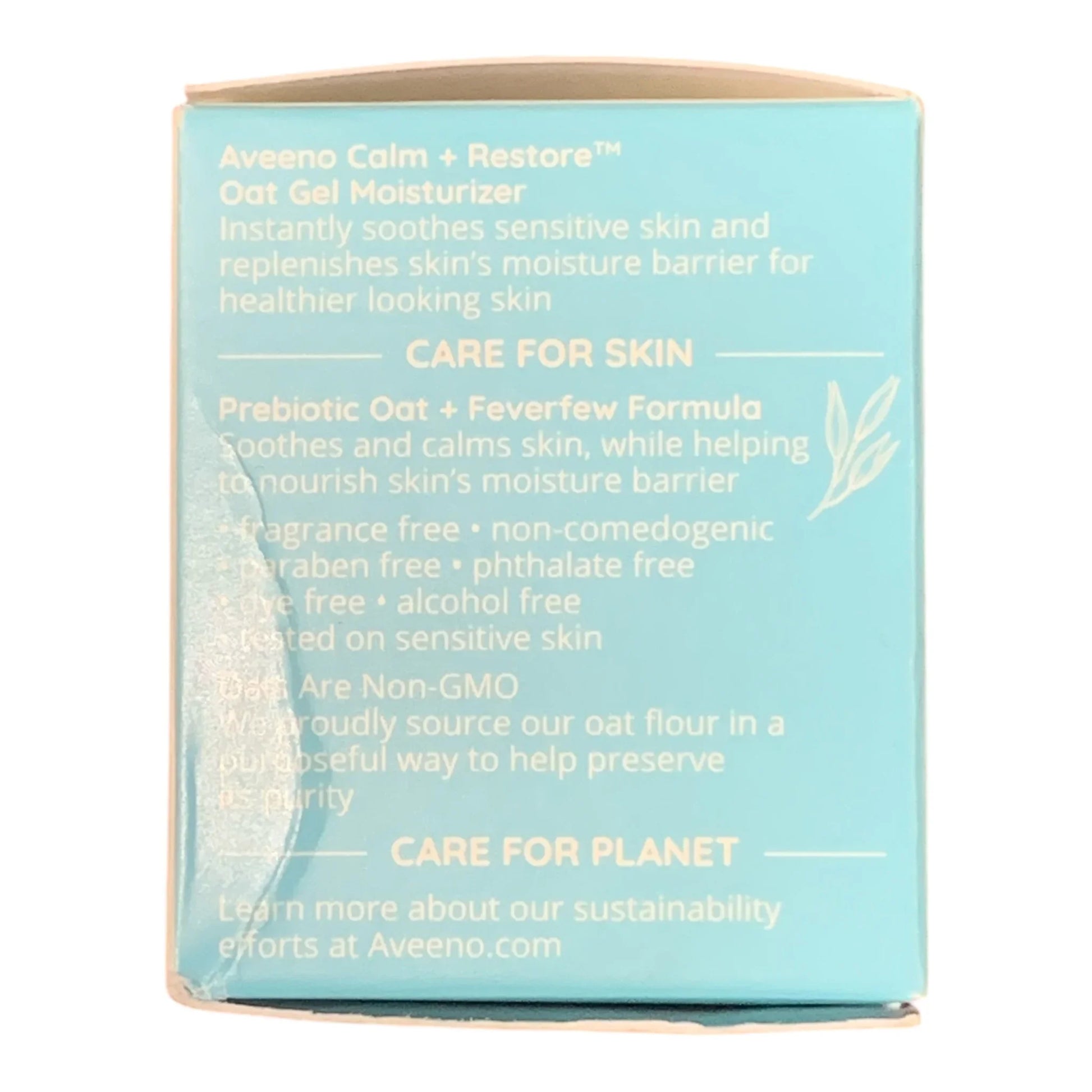 Aveeno Calm + Restore Oat Gel Moisturizer for Sensitive Skin, 0.5 oz - Exotic Pro