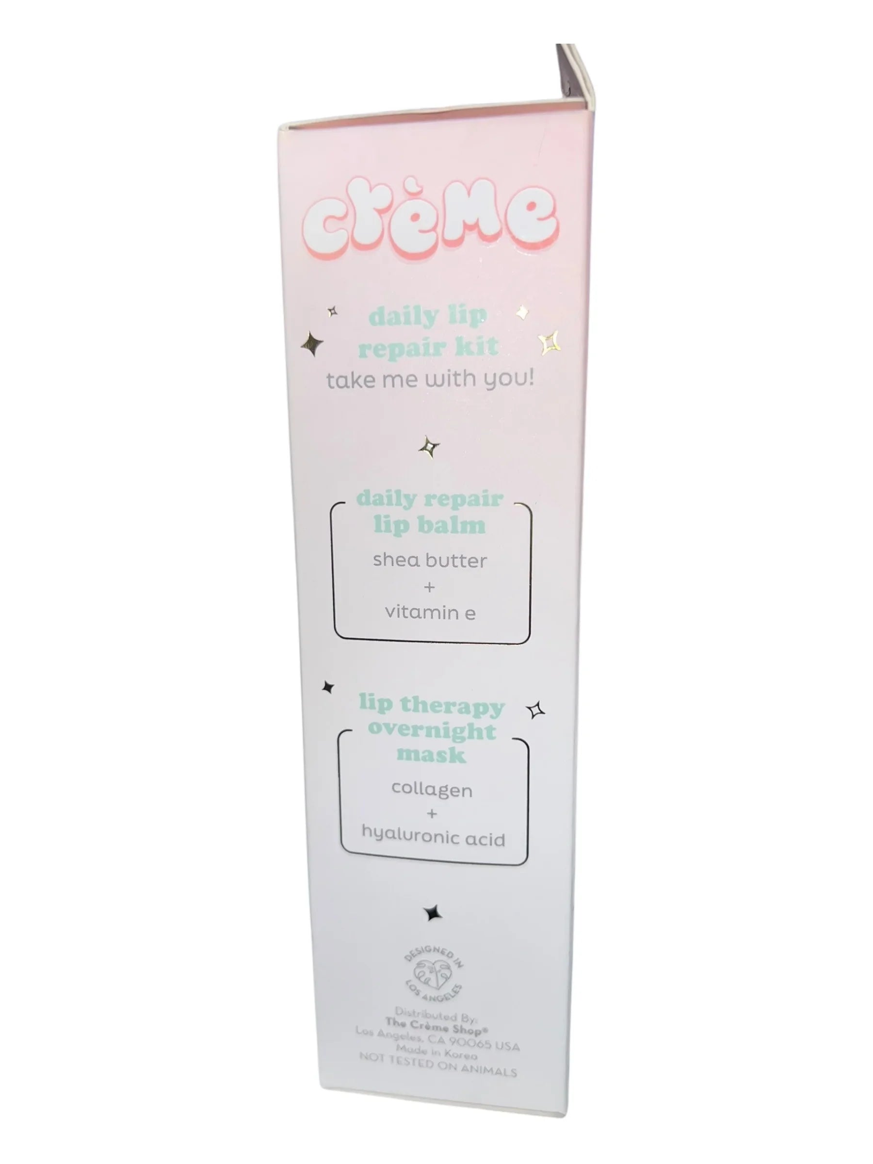 The Crème Shop Boba Bears Lip Repair Duo – Balm & Masque, Strawberry - Exotic Pro