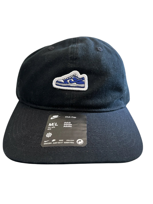 Nike Dunk Patch Club Adjustable Hat - Unisex Black M/L - Exotic Pro