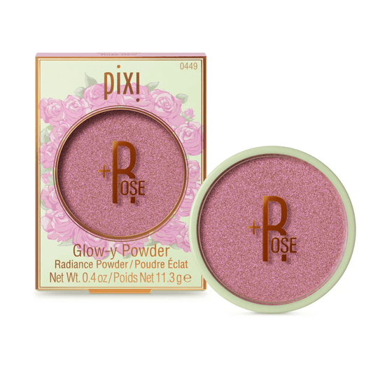 Pixi + Rose Glow-y Powder - Rose Dew, 0.4 oz