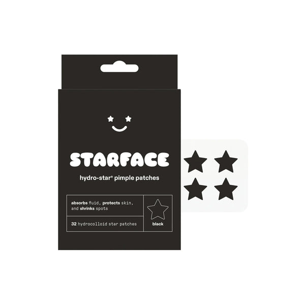 Starface Black Hydro-Star Pimple Patches, 32-Count, All Skin Types - Exotic Pro