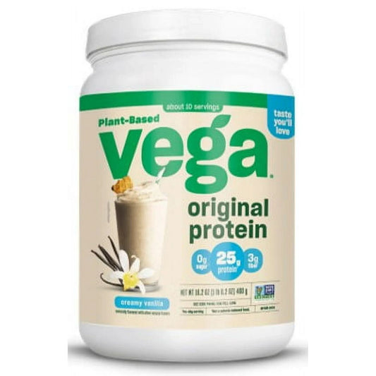 Vega Original Plant-Based Protein Powder, Vanilla – 10 Servings (16.2 oz) - Exotic Pro