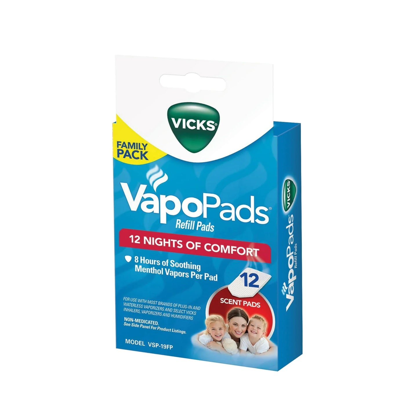 Vicks Scent Pad Replacements - 12 Pack - Exotic Pro