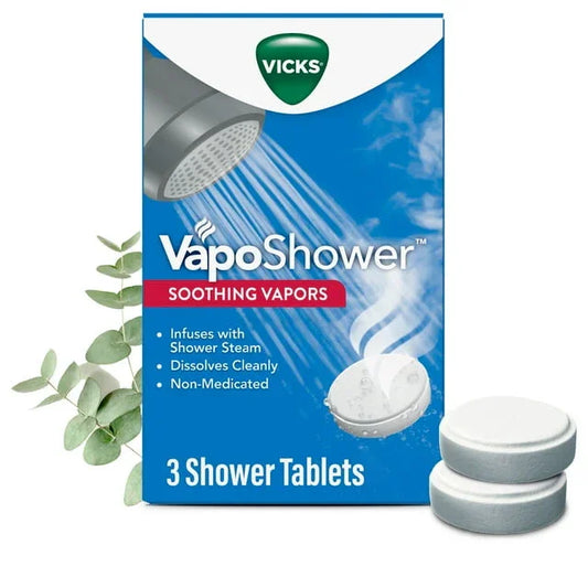 Vicks VapoShower Tablets – Menthol Shower Steamers, 3 Count - Exotic Pro