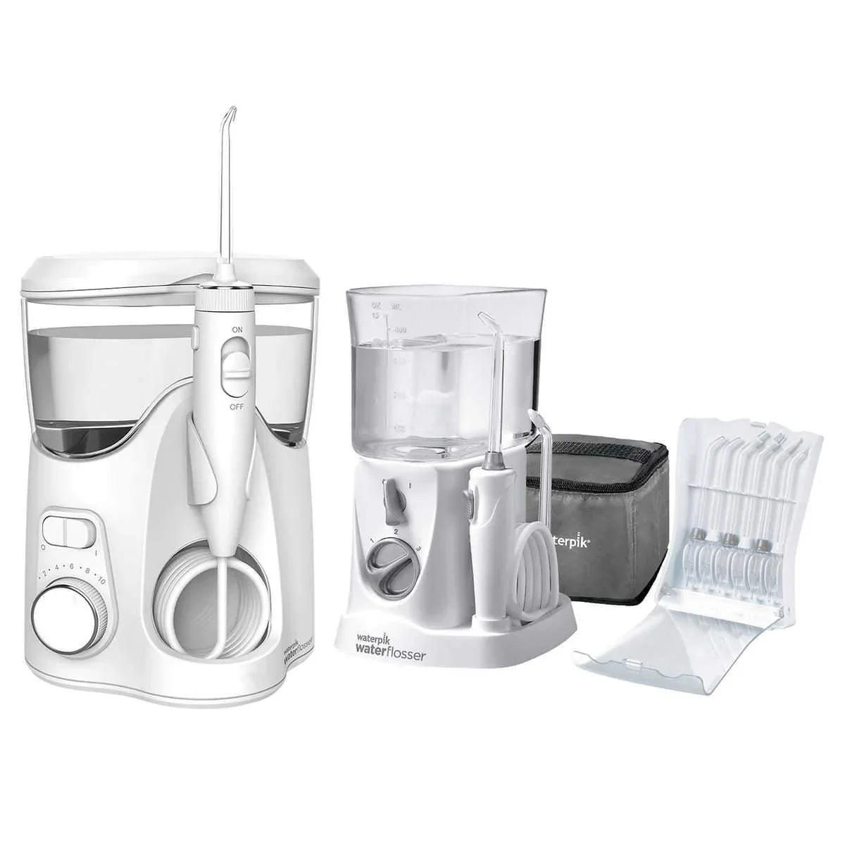 Waterpik Ultra Plus & Nano Water Flosser Combo Pack for Complete Oral Care