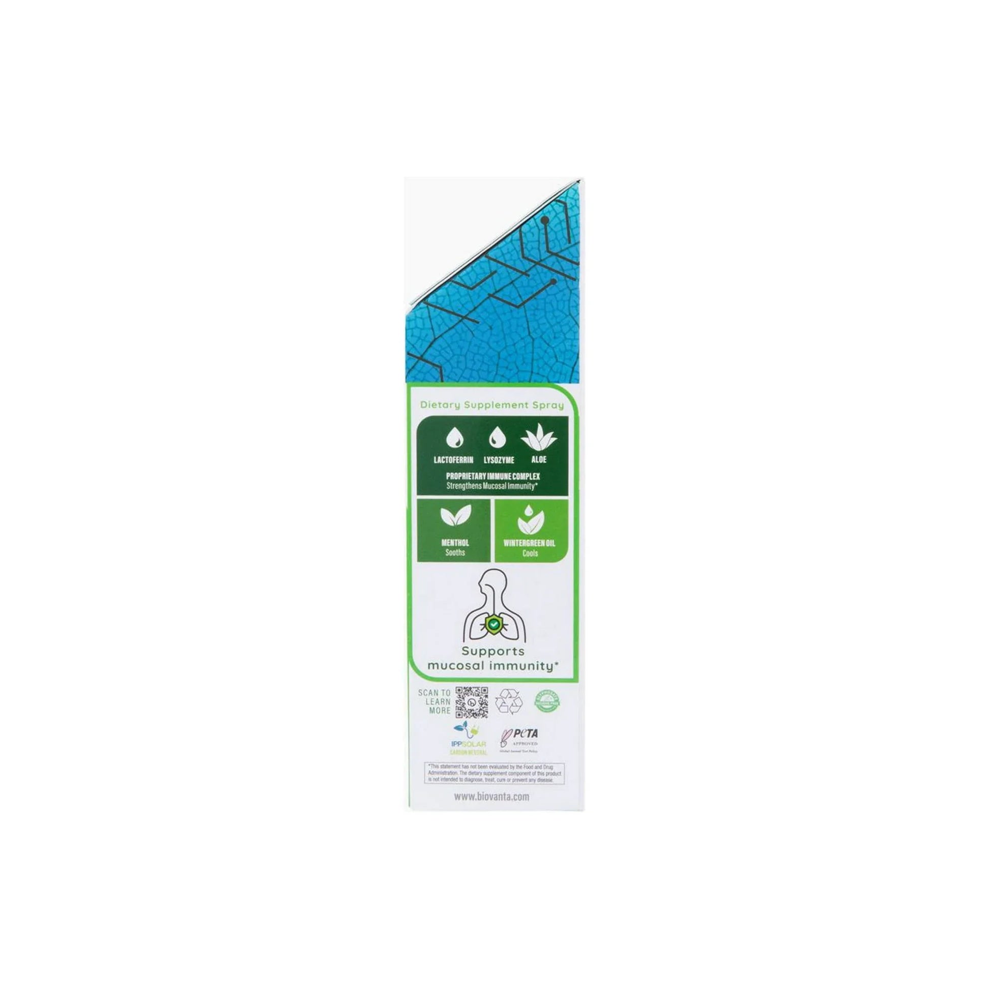 Biovanta Dual Action Throat Spray – Soothing & Immune Support, Convenience Kit - Exotic Pro