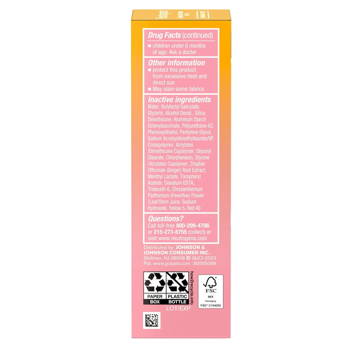 Neutrogena Invisible Daily Defense SPF 60 Face Serum – 1.7 fl oz - Exotic Pro