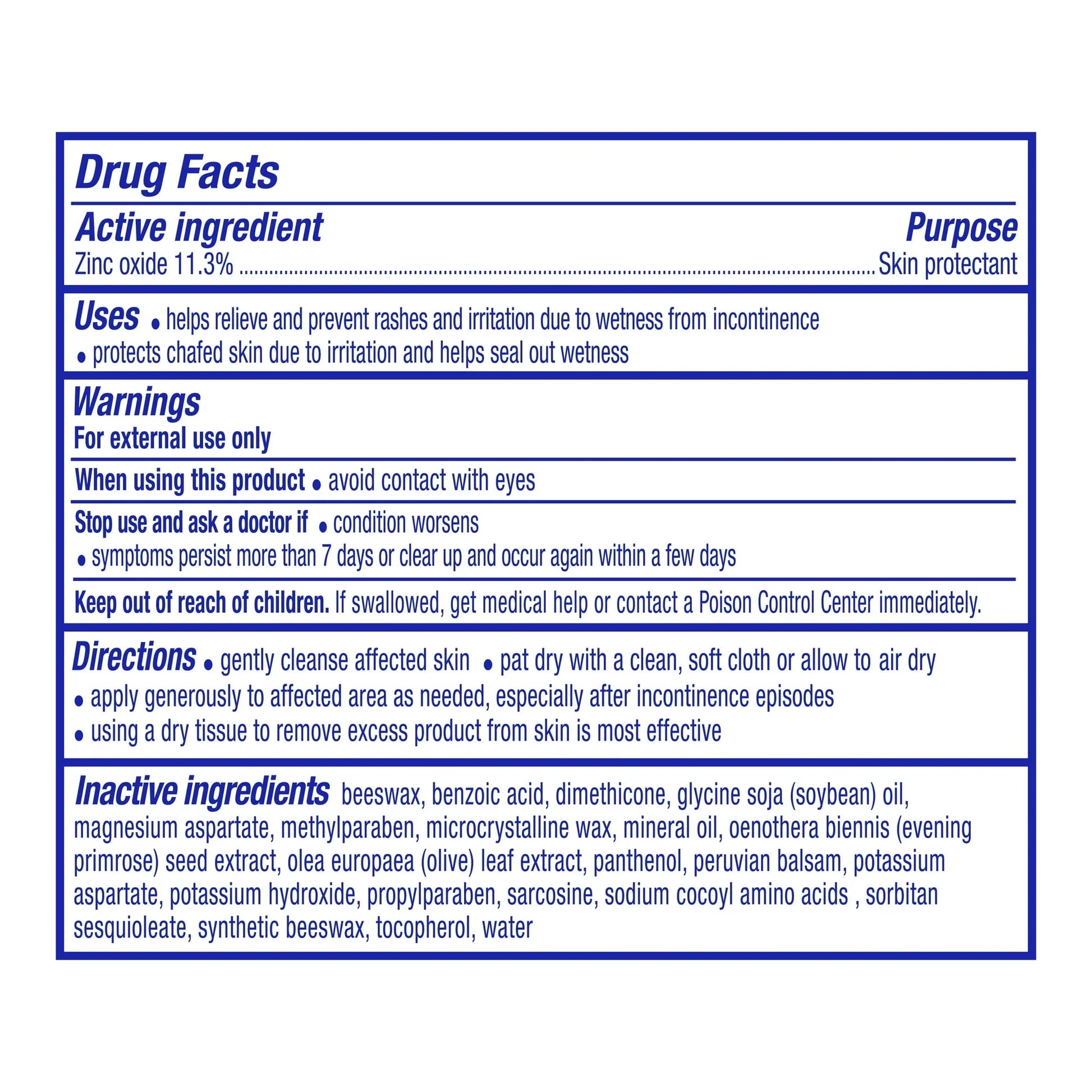 Balmex AdultAdvantage BProtected Skin Relief Rash Cream (3oz) - Exotic Pro
