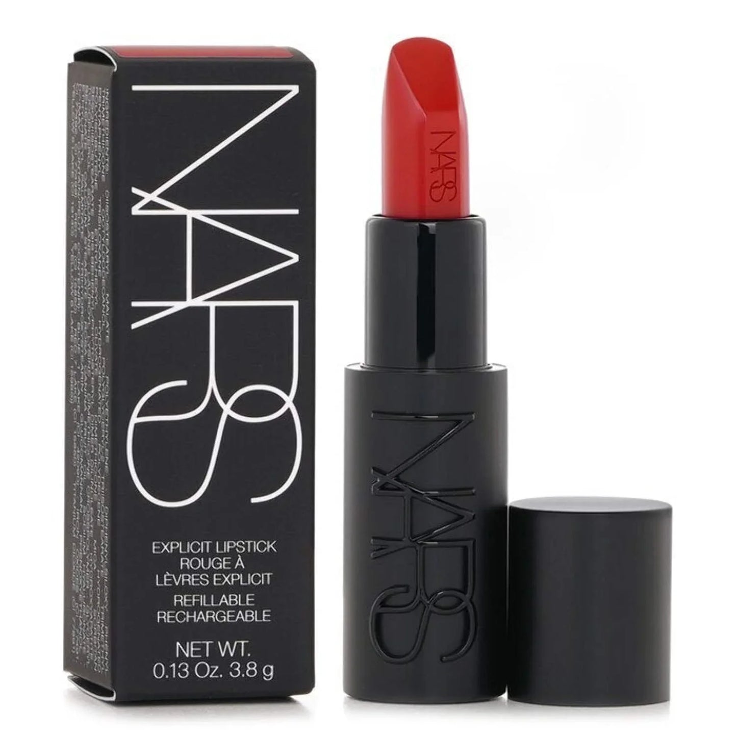 NARS Explicit Lipstick 867 Desirous – Deep Rose Satin Lip Color 3.8g - Exotic Pro